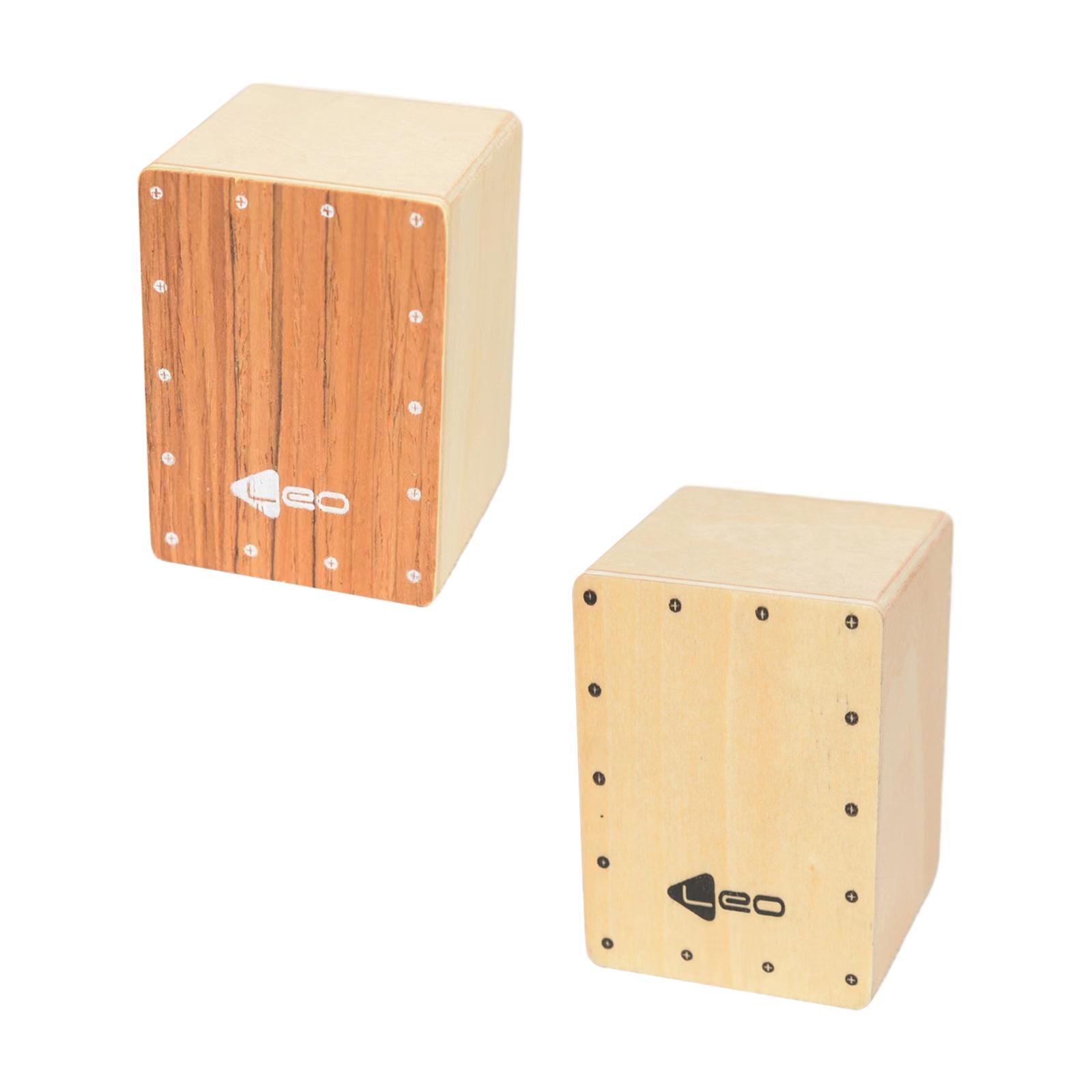 Cajon Box Drum - Lightweight Wooden Percussion Drum Travel Hand