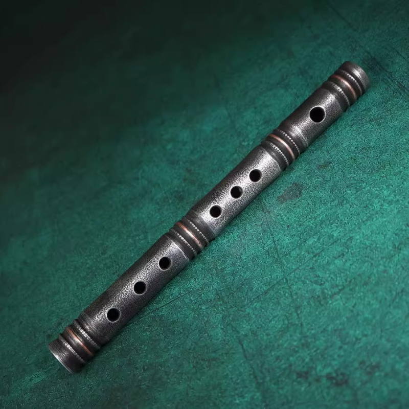 Musical Instrument You Blow Into - Traditional Flute Copper Handmade Transverse Flute