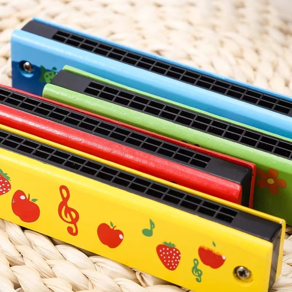 New 16 Holes Wooden Harmonica  - Musical Instrument Melodica recension och pris