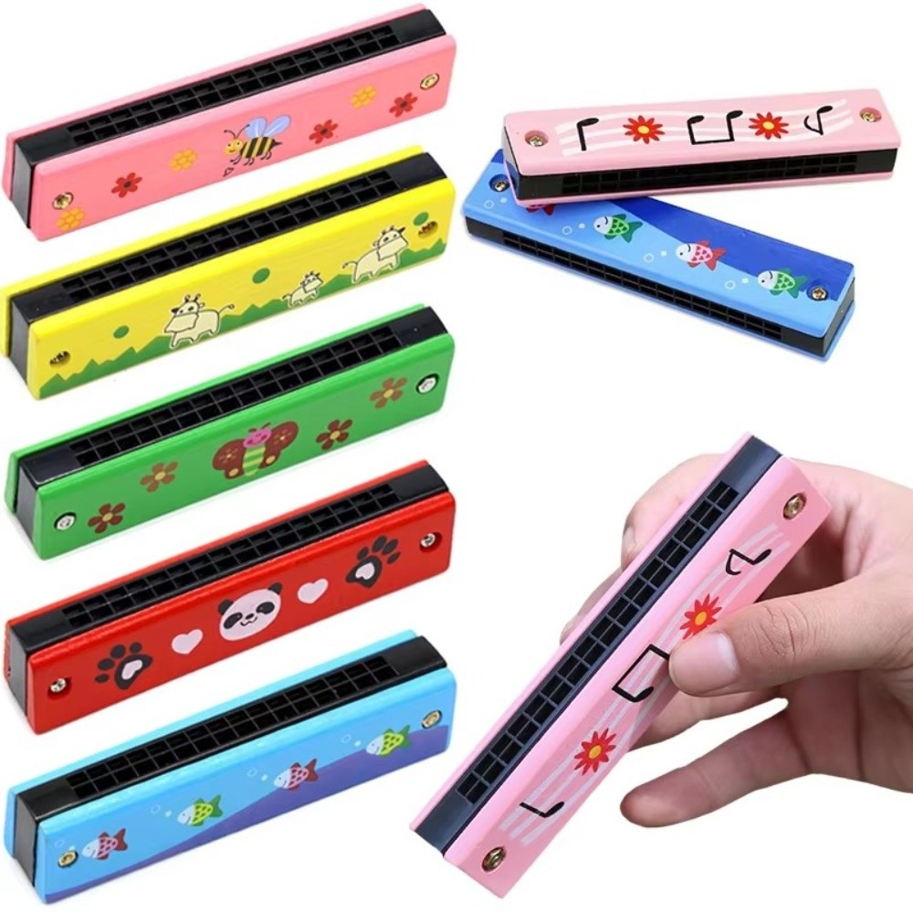 New 16 Holes Wooden Harmonica  - Musical Instrument Melodica recension och pris