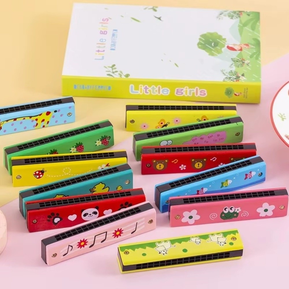 New 16 Holes Wooden Harmonica  - Musical Instrument Melodica recension och pris
