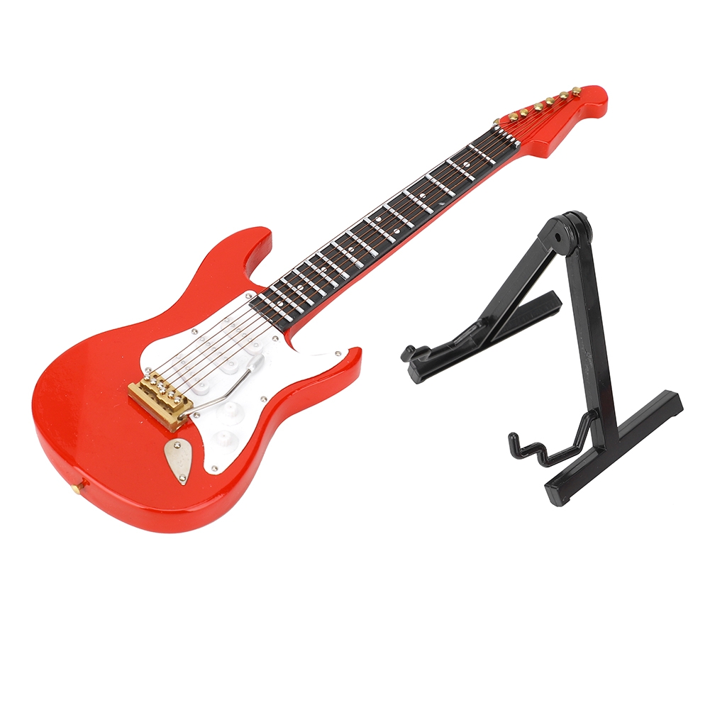 Miniature Red Electric Guitar  - Musical Instrument Music recension och pris