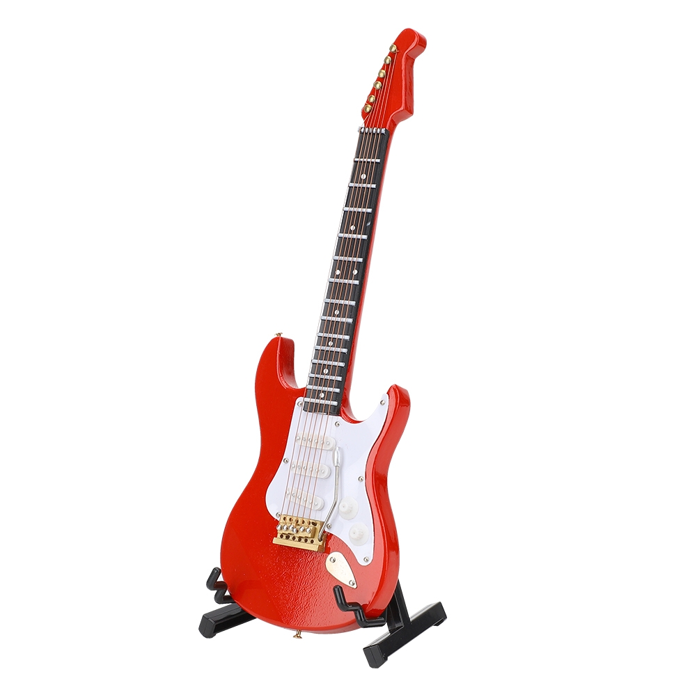 Miniature Red Electric Guitar  - Musical Instrument Music recension och pris