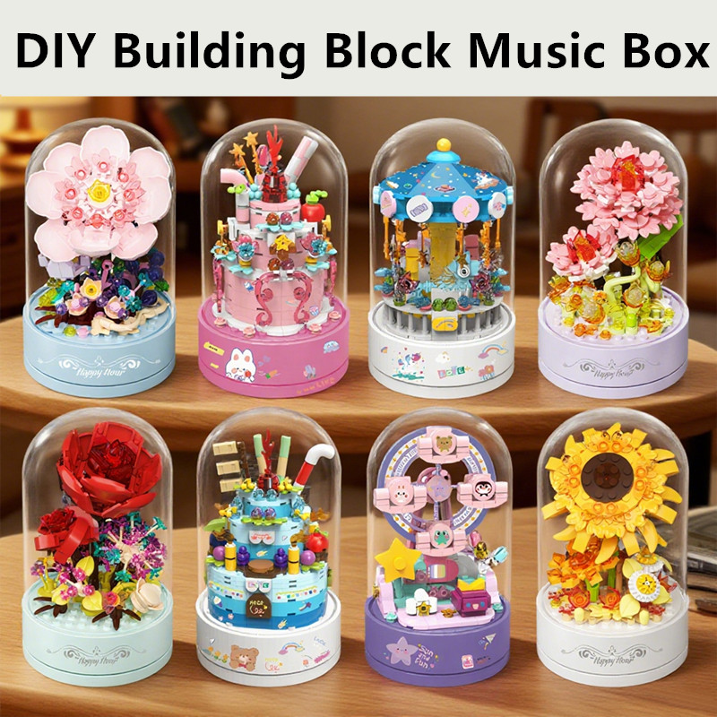 Building Block Music Box Flowe - Musical Instrument Park recension och pris