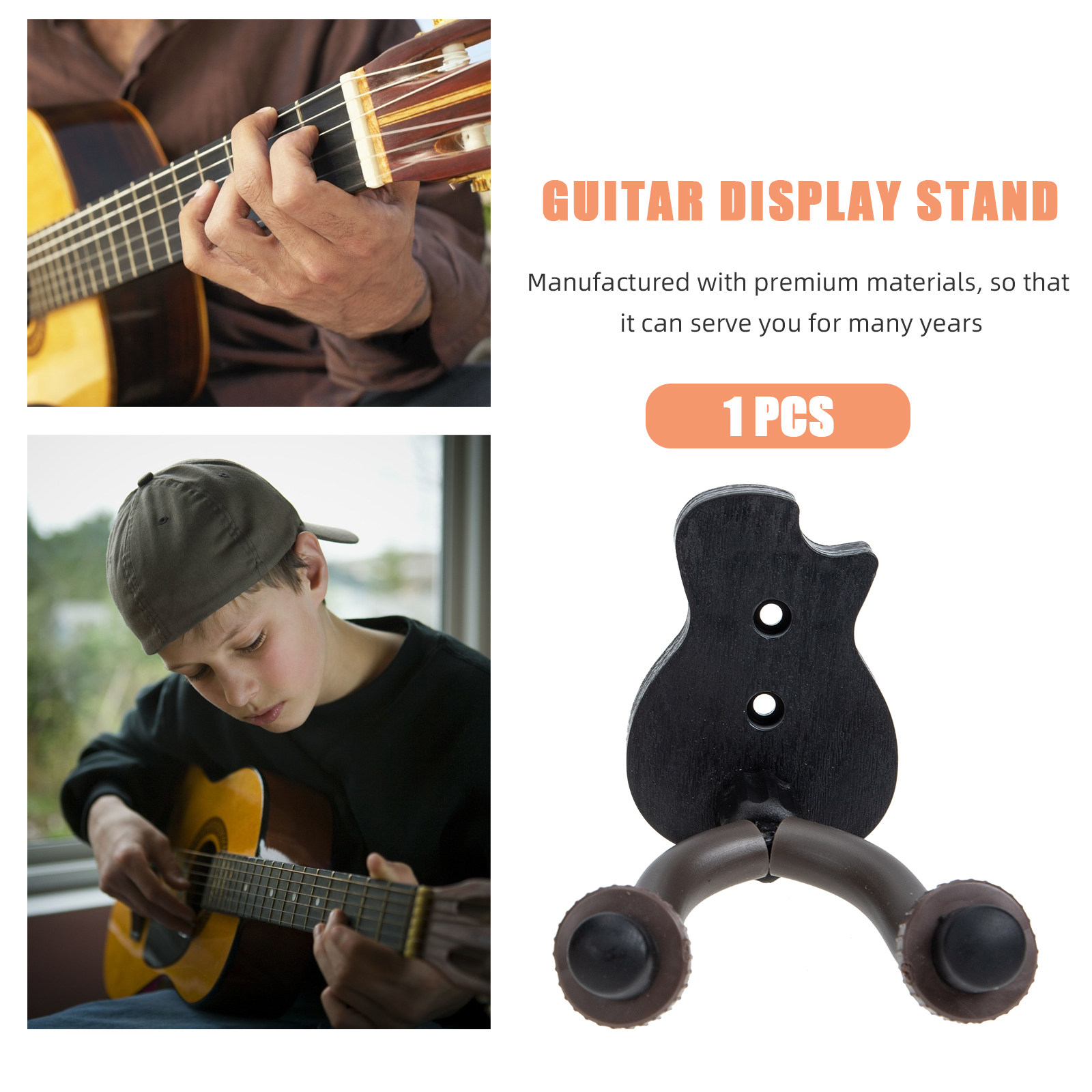 Guitar Wall Hanger Sturdy Soli - Violin Musical Instrument recension och pris