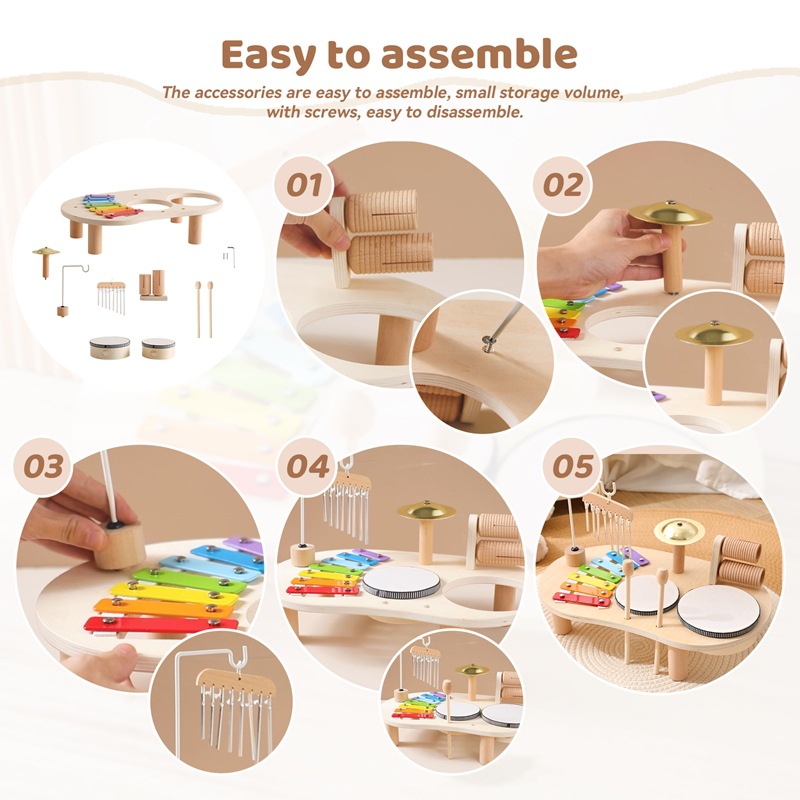 LazyChild Kids Educational Toy - Musical Instruments Game recension och pris