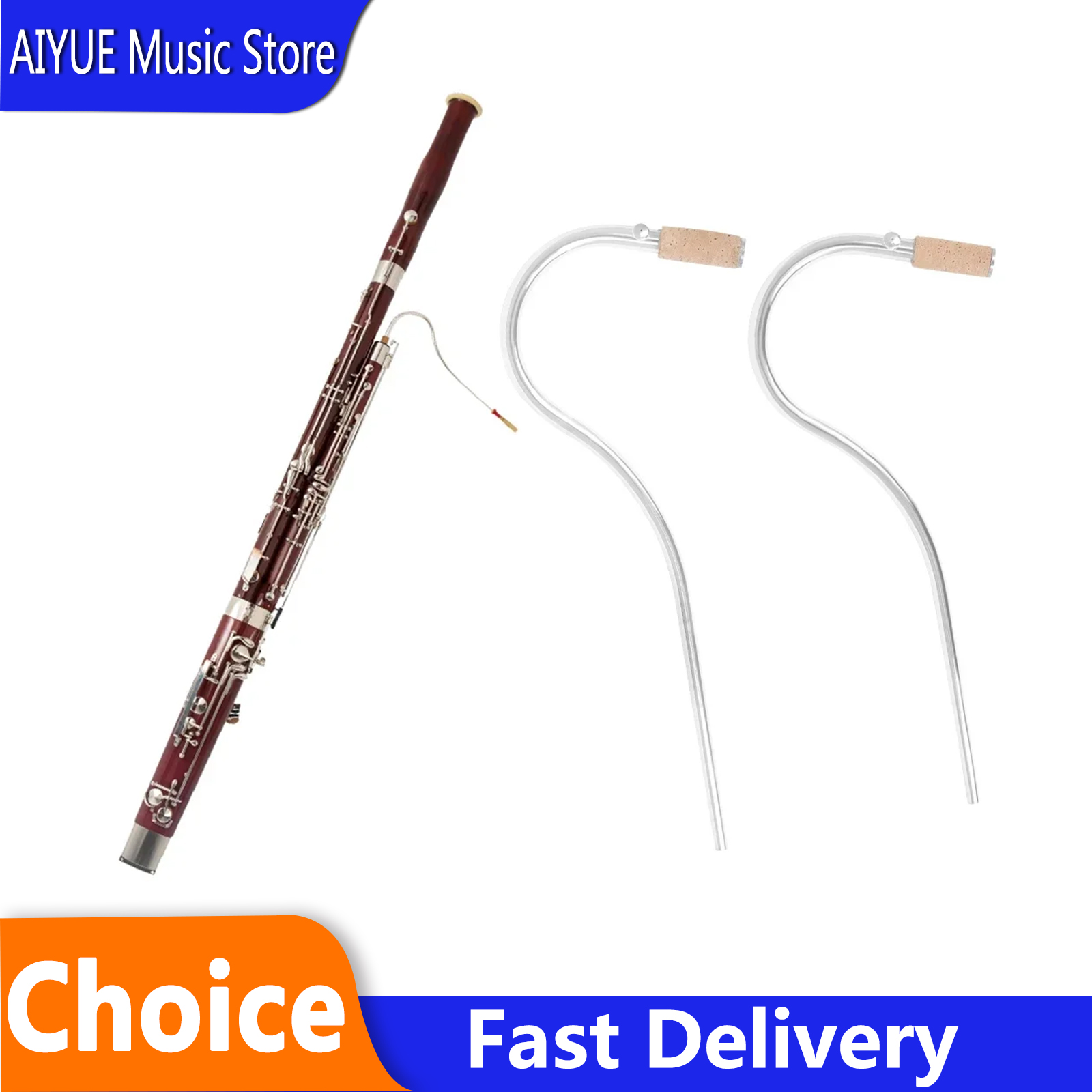 2 Pcs Bassoon Silver Plated Cu - Musical Instrument Bassoon recension och pris
