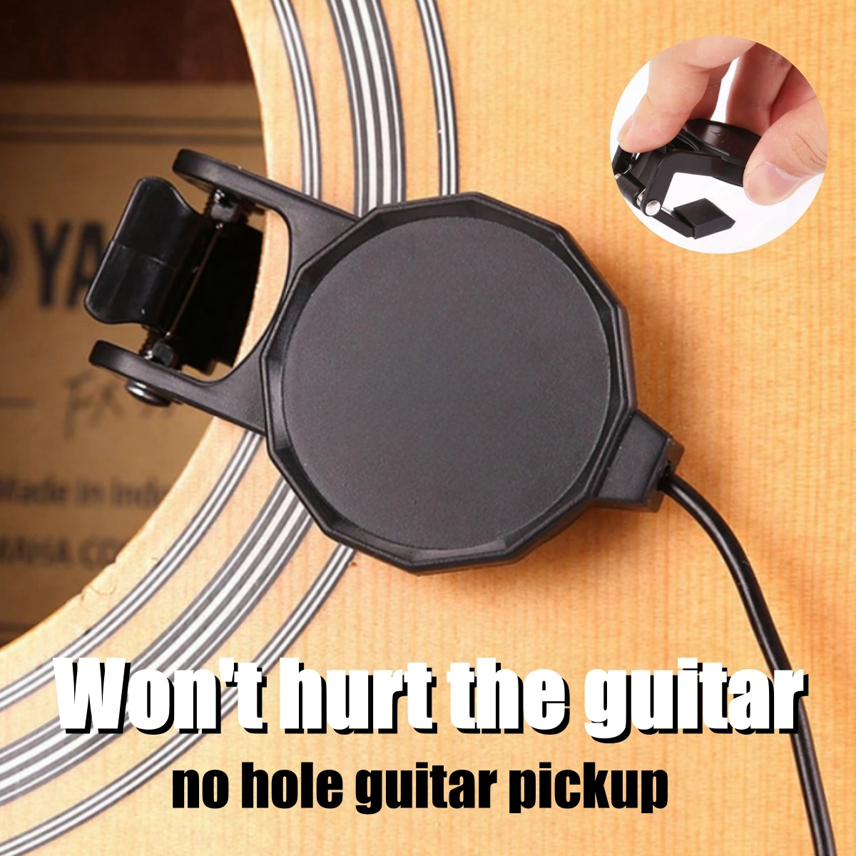 Audio Jack Clip On Pickup for  - Violin Musical Instrument recension och pris