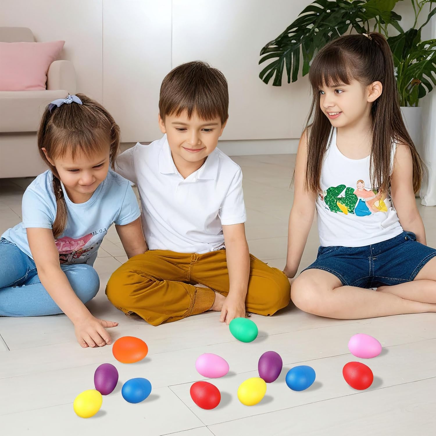 2Pcs Plastic Egg Shakers Percu - Musical Instruments Game recension och pris
