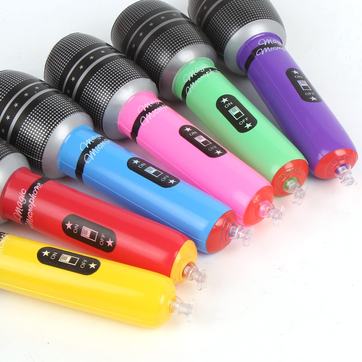 4pcs Inflatable Microphones Ra - Musical Instrument You Blow Into recension och pris