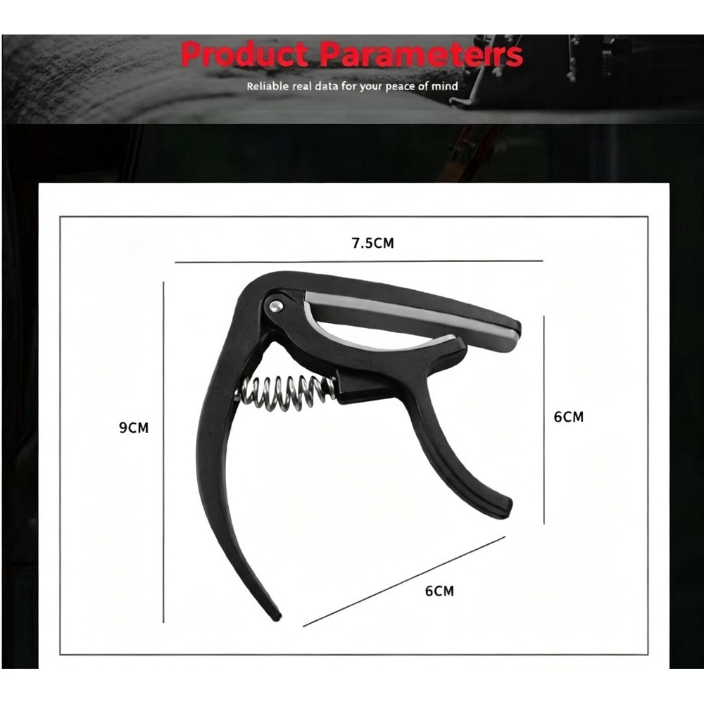 2 in 1 Guitar Capo with Bridge - Musical Instrument Organ recension och pris