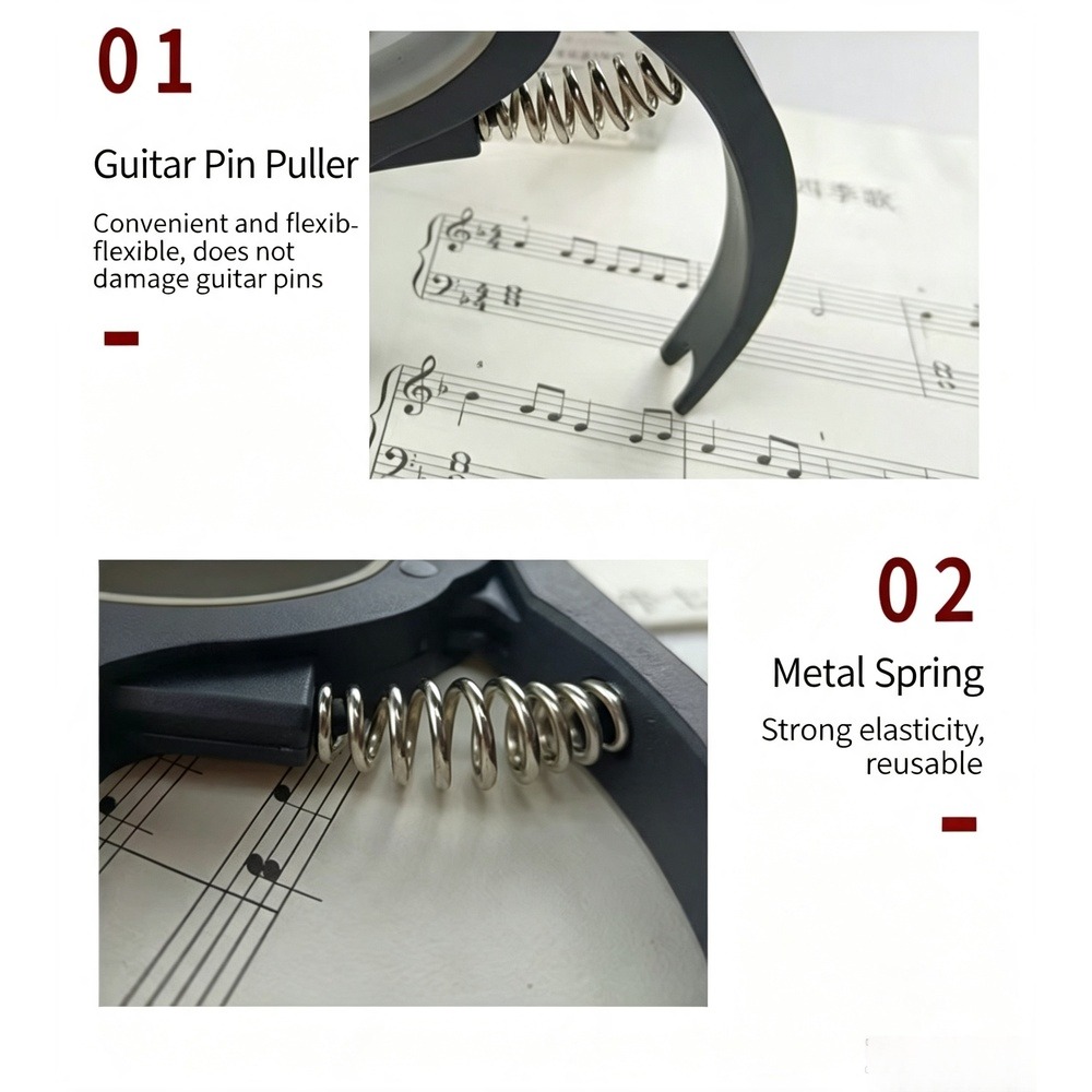 2 in 1 Guitar Capo with Bridge - Musical Instrument Organ recension och pris