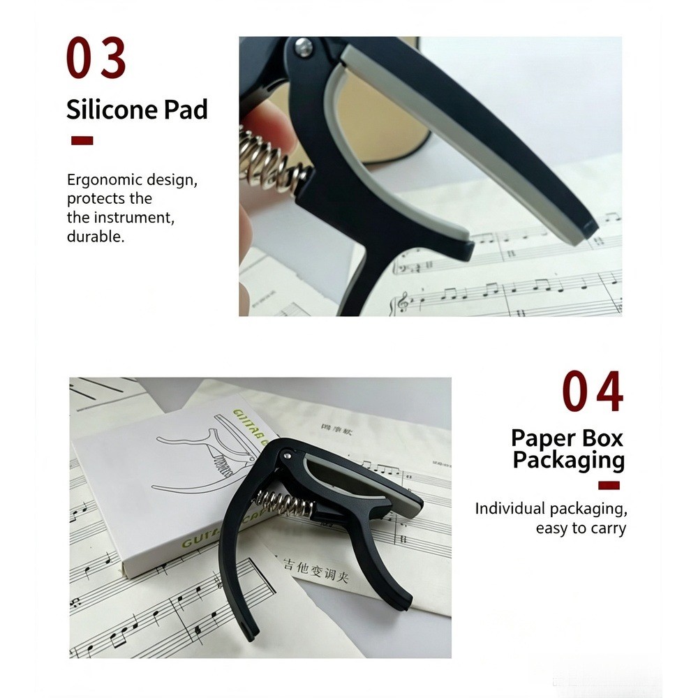 2 in 1 Guitar Capo with Bridge - Musical Instrument Organ recension och pris