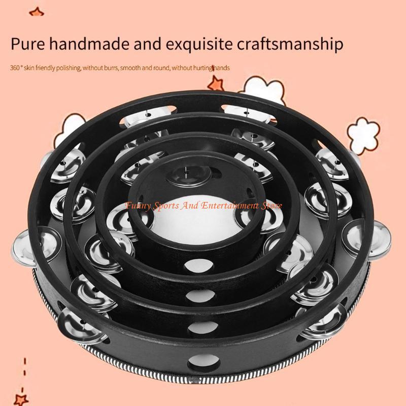 C4DE 4pcs Double Row Bells Tam - Musical Instruments Game recension och pris