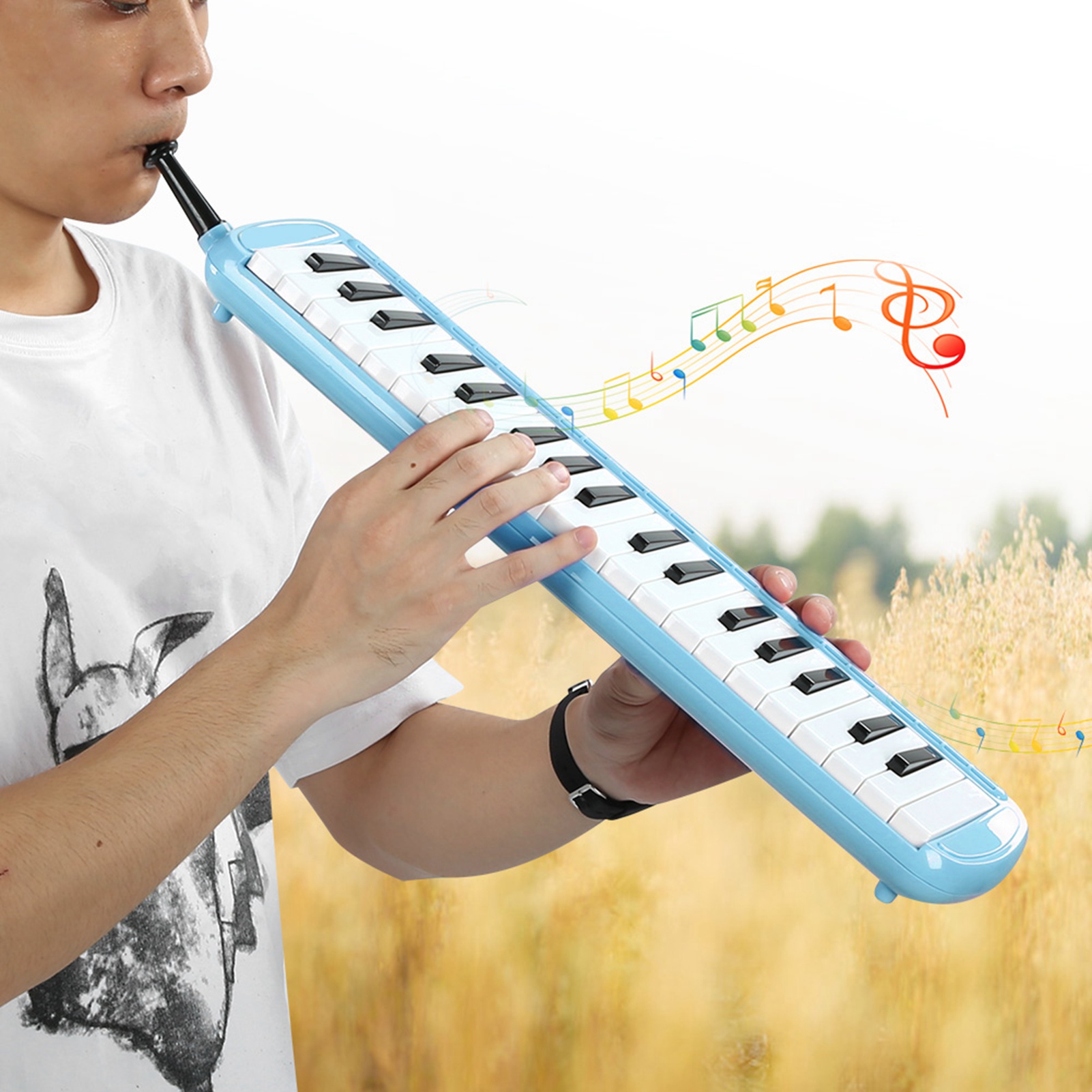Melodica 37 Key Wind Musical I - Musical Instrument Melodica recension och pris