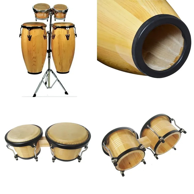 10 11 Inch Conga Drum Set with - Bongo Drum Set recension och pris