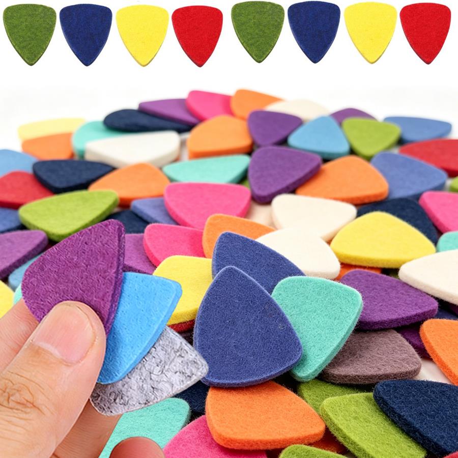 10/20pcs Felt Guitar Picks, So - Musical Instrument Mandolin recension och pris