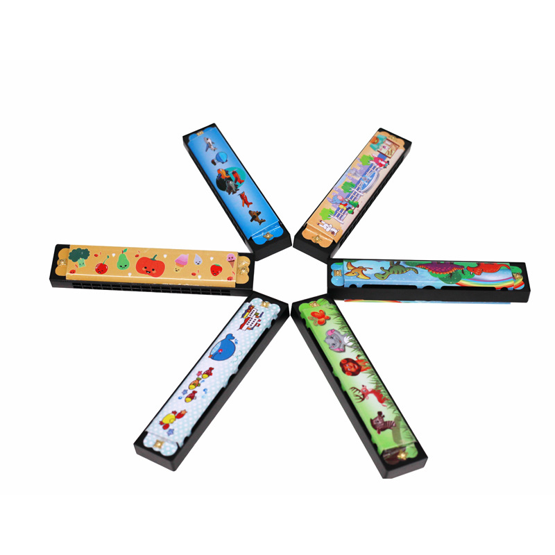 Children's Harmonica, Wooden M - Musical Instrument You Blow Into recension och pris
