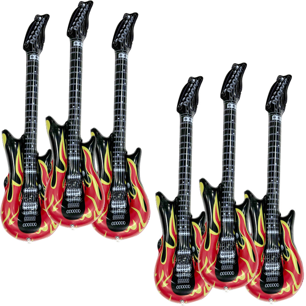 6-Piece Inflatable Flame Guita - Musical Instruments Game recension och pris