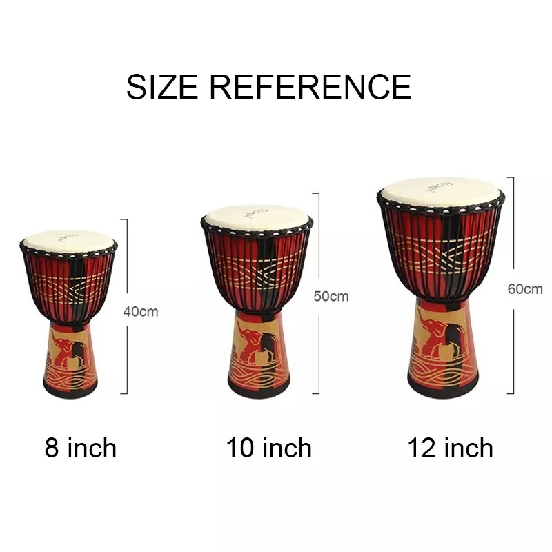 Adult Size12 Inch African Djem - Musical Instrument Djembe recension och pris
