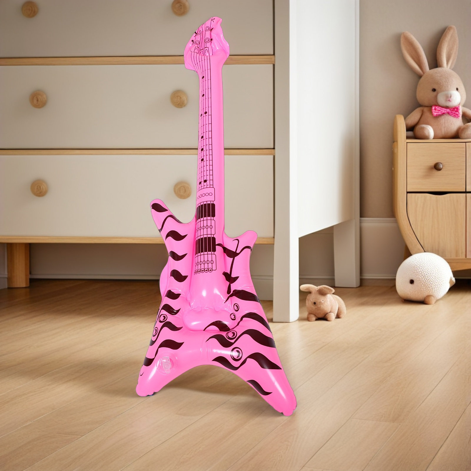 Inflatable Guitar Rock and Rol - Musical Instrument You Blow Into recension och pris