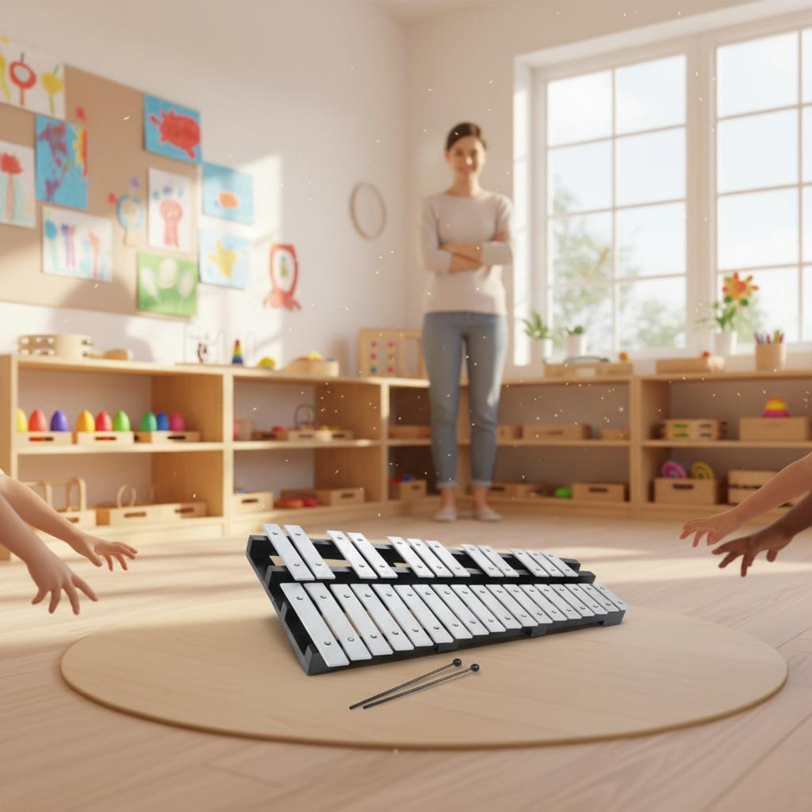 Aluminum Bar Xylophone with Ca - Musical Instrument Park recension och pris