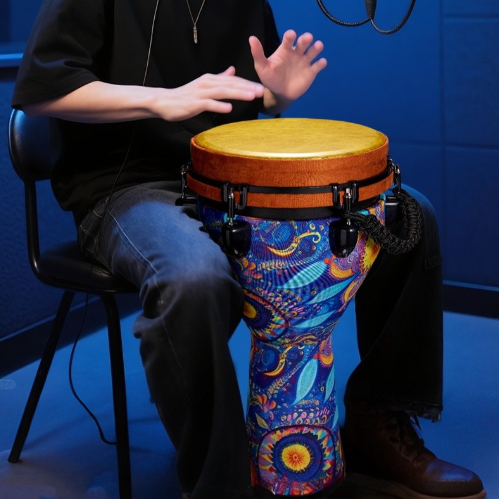 Large 10-inch African Drum Por - Musical Instrument Djembe recension och pris