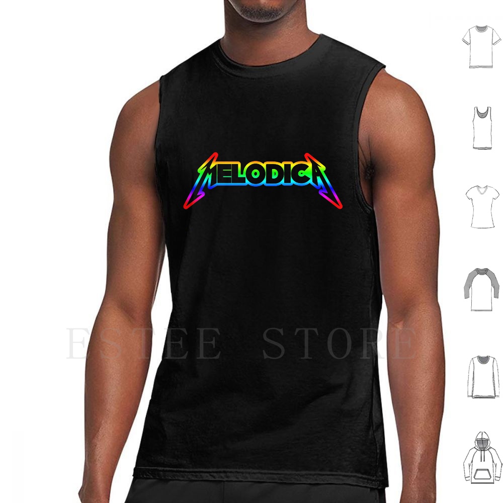 Rainbow Melodica Tank Tops Ves - Musical Instrument Melodica recension och pris